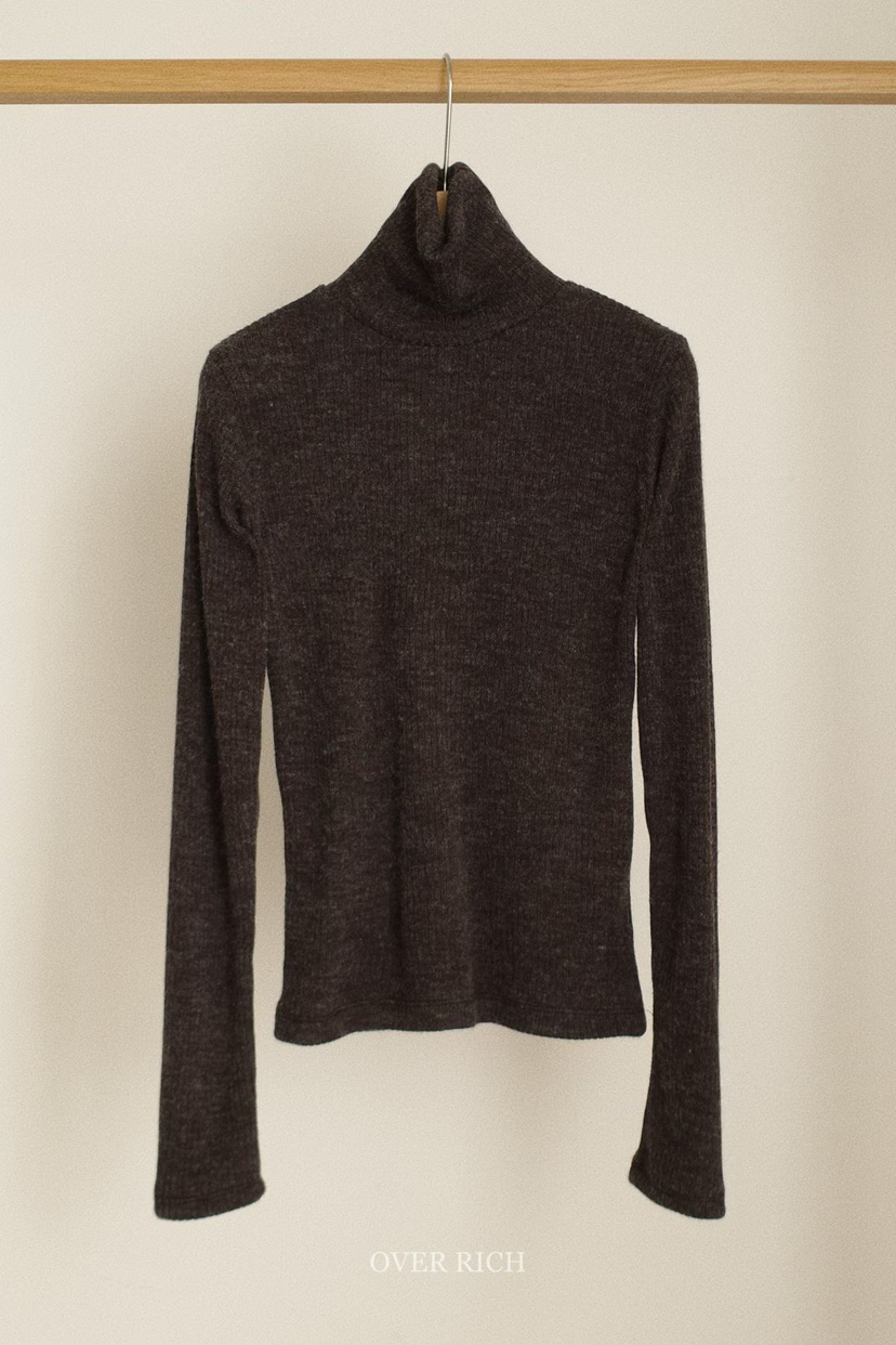 OVER RICH東大門㊣實拍女裝新款職業休閑25秋冬人氣長袖T恤OVER RICH長袖T恤圖色4