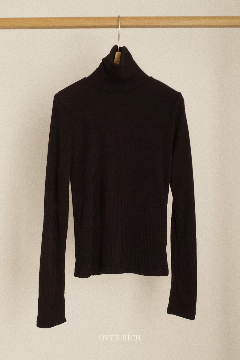 OVER RICH東大門㊣實拍女裝新款職業休閑25秋冬人氣長袖T恤OVER RICH長袖T恤圖色5