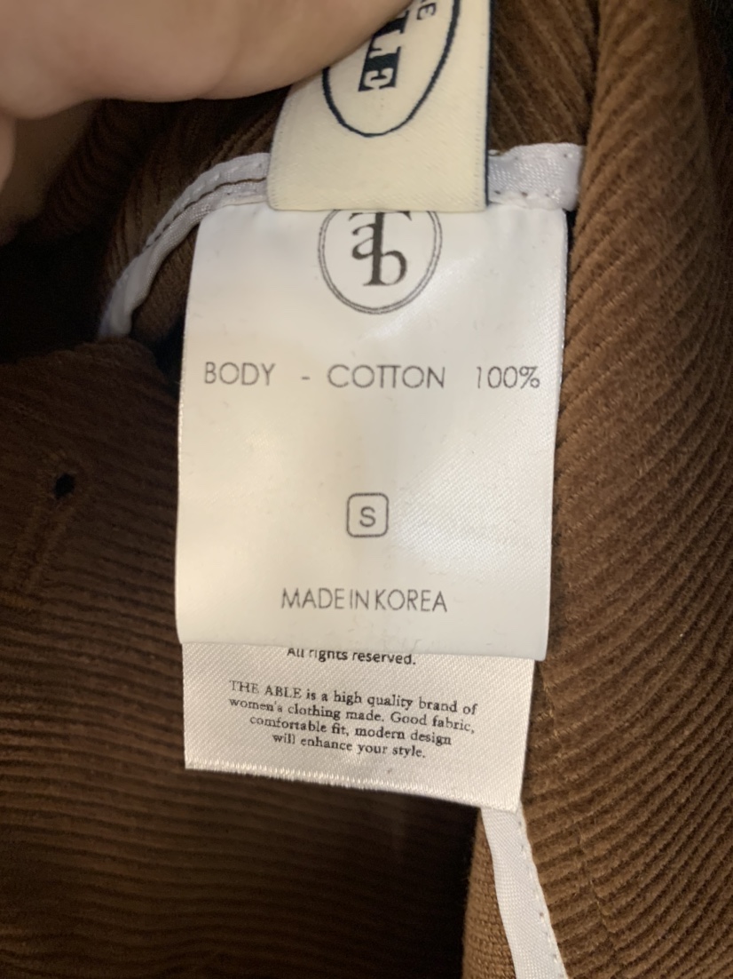 THE ABLE東大門㊣直郵女裝新品職業真品25秋冬人氣時尚休閑褲THE ABLE/TA休閑褲