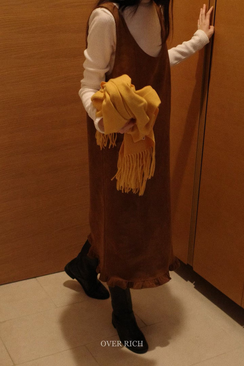 OVER RICH東大門㊣代購女士新品職業真品推薦休閑熱賣連衣裙OVER RICH連衣裙