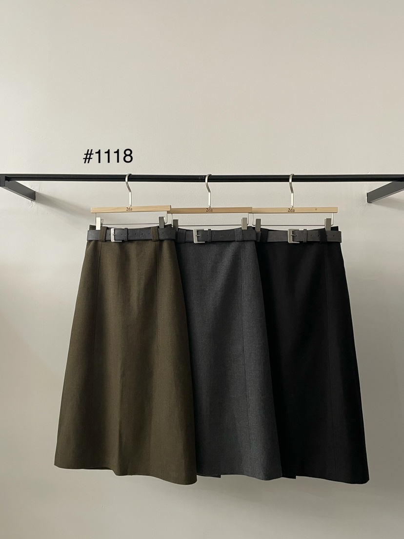 2DA/DARIMI-P東大門㊣代購女裝新品職業熱賣真品長裙含腰帶2DA/DARIMI-P長裙