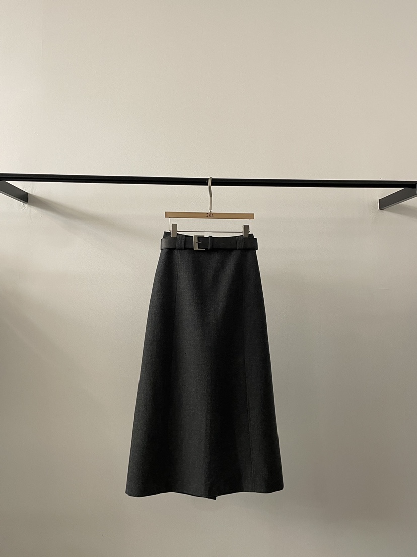 2DA/DARIMI-P東大門㊣代購女裝新品職業熱賣真品長裙含腰帶2DA/DARIMI-P長裙