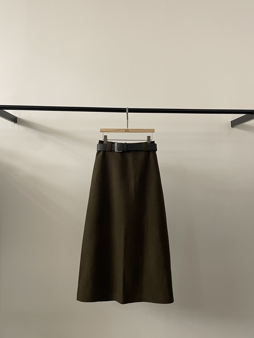 2DA/DARIMI-P東大門㊣代購女裝新品職業熱賣真品長裙含腰帶2DA/DARIMI-P長裙圖色2棕色