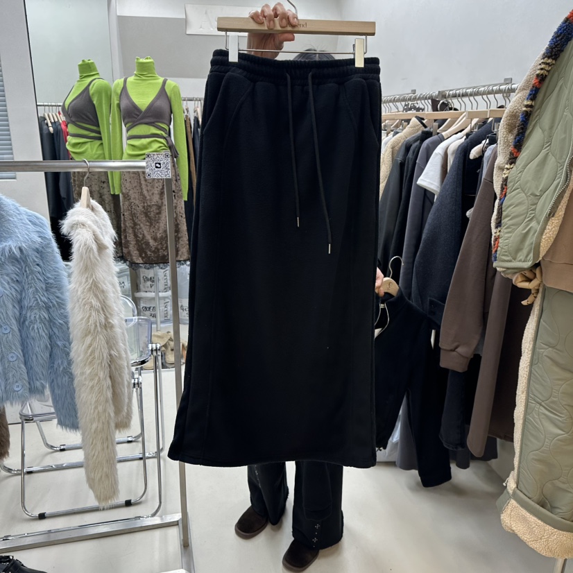 ASCEND韓國代購㊣女士新款推薦真品25秋冬休閑熱賣長裙羊毛ASCEND長裙圖色2