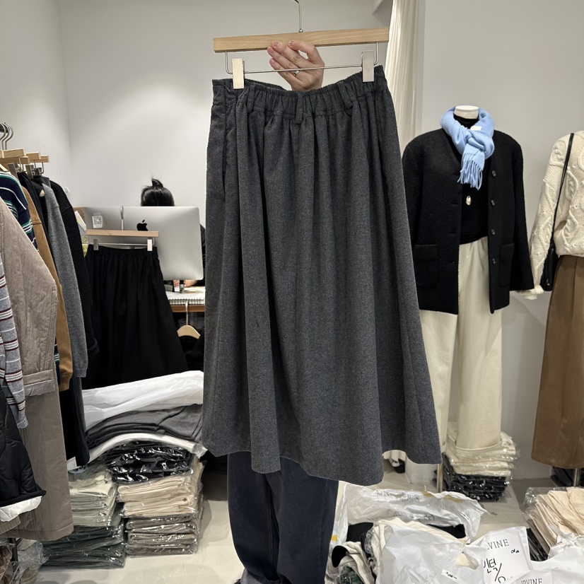 IRVINE東大門㊣直郵女士新品人氣熱賣真品推薦休閑長裙羊毛IRVINE長裙