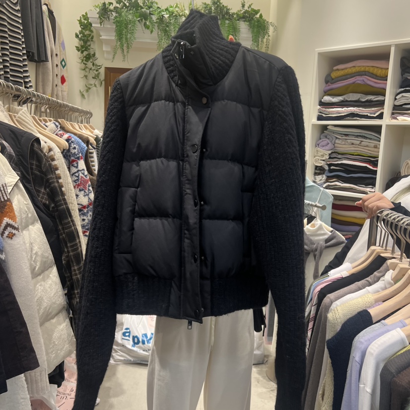 ONE MONE東大門㊣實拍女士新品熱賣職業真品25秋冬短款羽絨服絨ONE MONE短款羽絨服圖色3