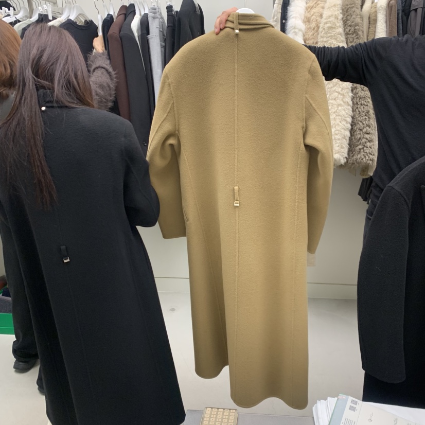 NUTPLAN韓國直郵㊣女士新款推薦時尚人氣真品休閑中長款大衣NUTPLAN中長款大衣