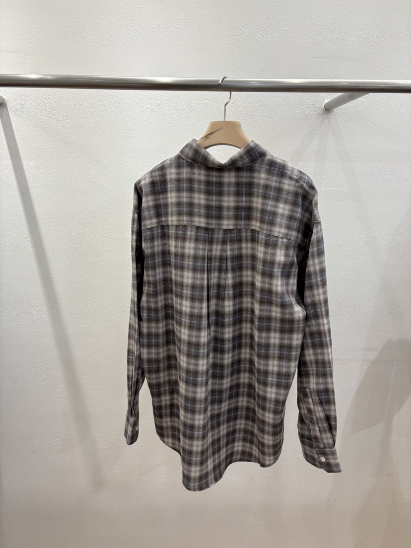 FL LANEL東大門㊣直郵女裝新品推薦25秋冬人氣襯衫蕾絲衫格子FL LANEL襯衫/蕾絲衫