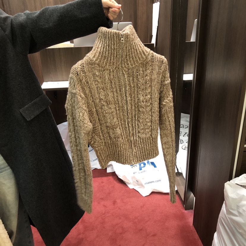 PEANUT BUTTER韓國直郵㊣女裝新款人氣25秋冬時尚熱賣針織衫PEANUT BUTTER針織衫圖色2