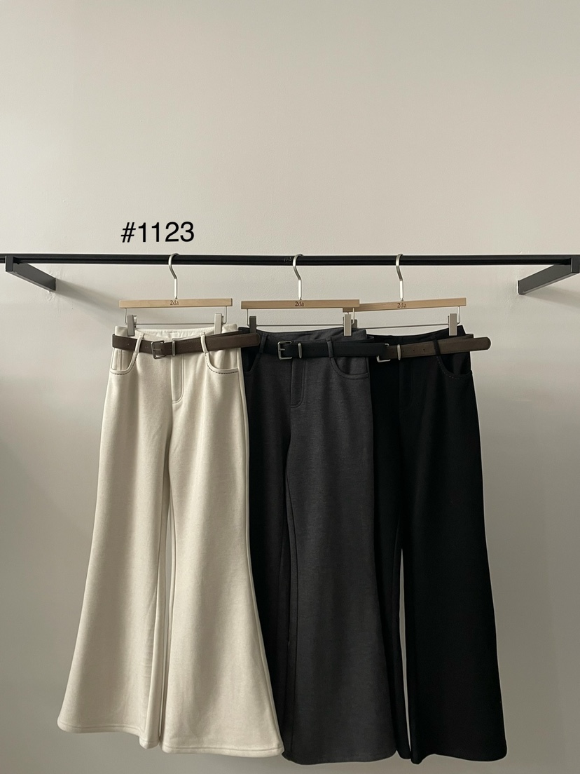 2DA/DARIMI-P韓國直郵㊣女裝新款熱賣休閑25秋冬休閑褲含腰帶2DA/DARIMI-P休閑褲