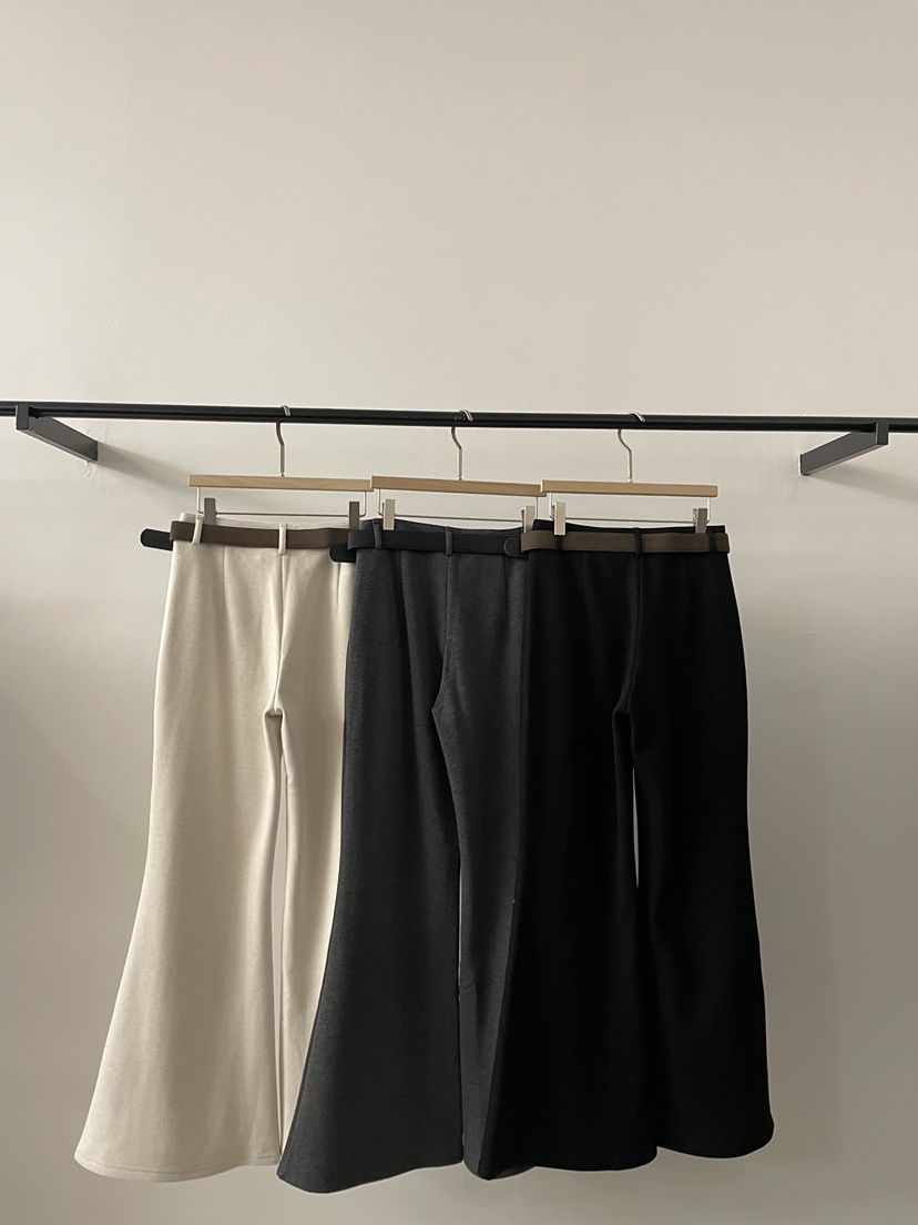 2DA/DARIMI-P韓國直郵㊣女裝新款熱賣休閑25秋冬休閑褲含腰帶2DA/DARIMI-P休閑褲