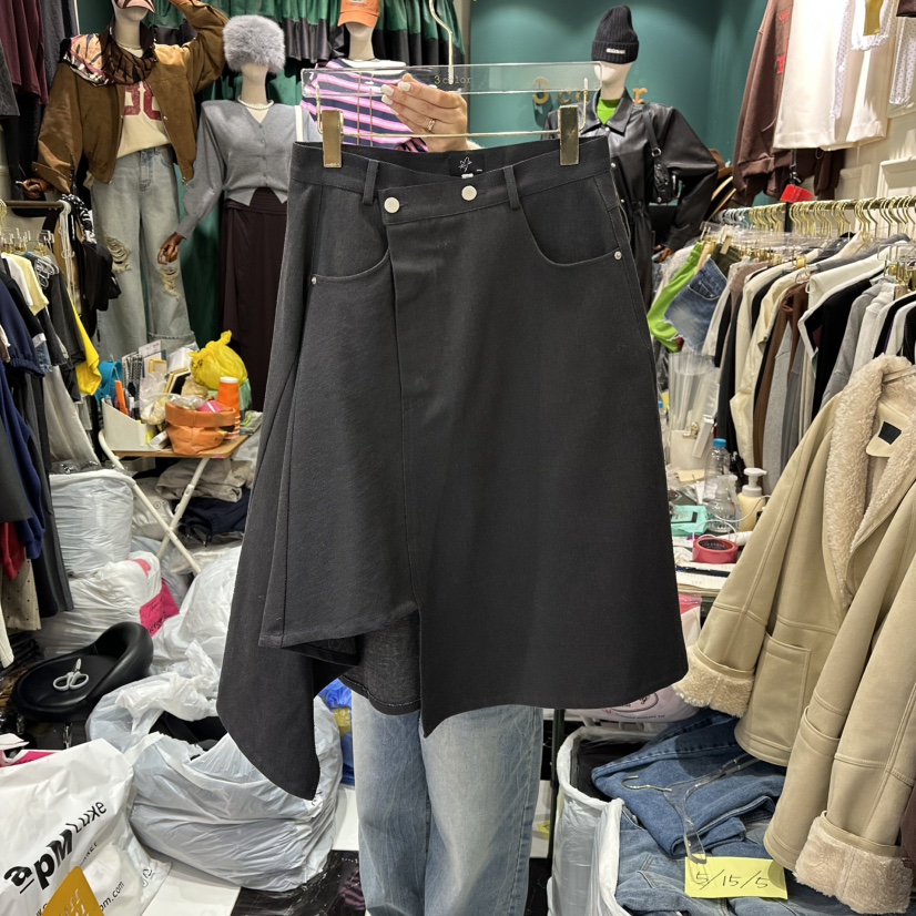 3COLOR東大門㊣實拍女裝新品推薦半身裙中短裙Three color半身裙/中短裙圖色2