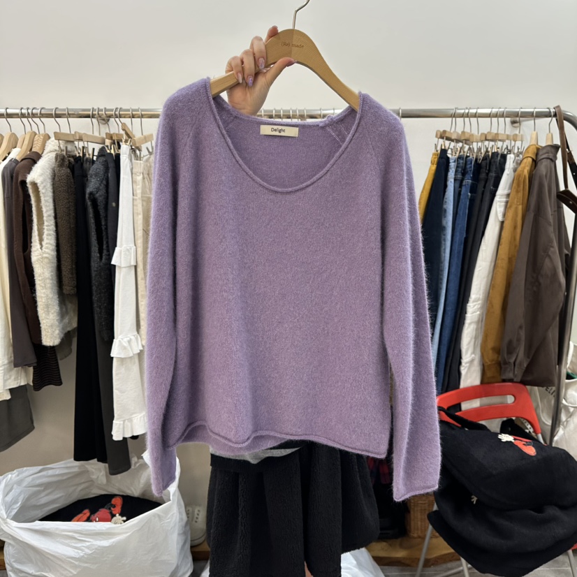 DELIGHT-L韓國直郵㊣女裝新款職業推薦休閑25秋冬針織衫羊毛DELIGHT-L針織衫圖色2