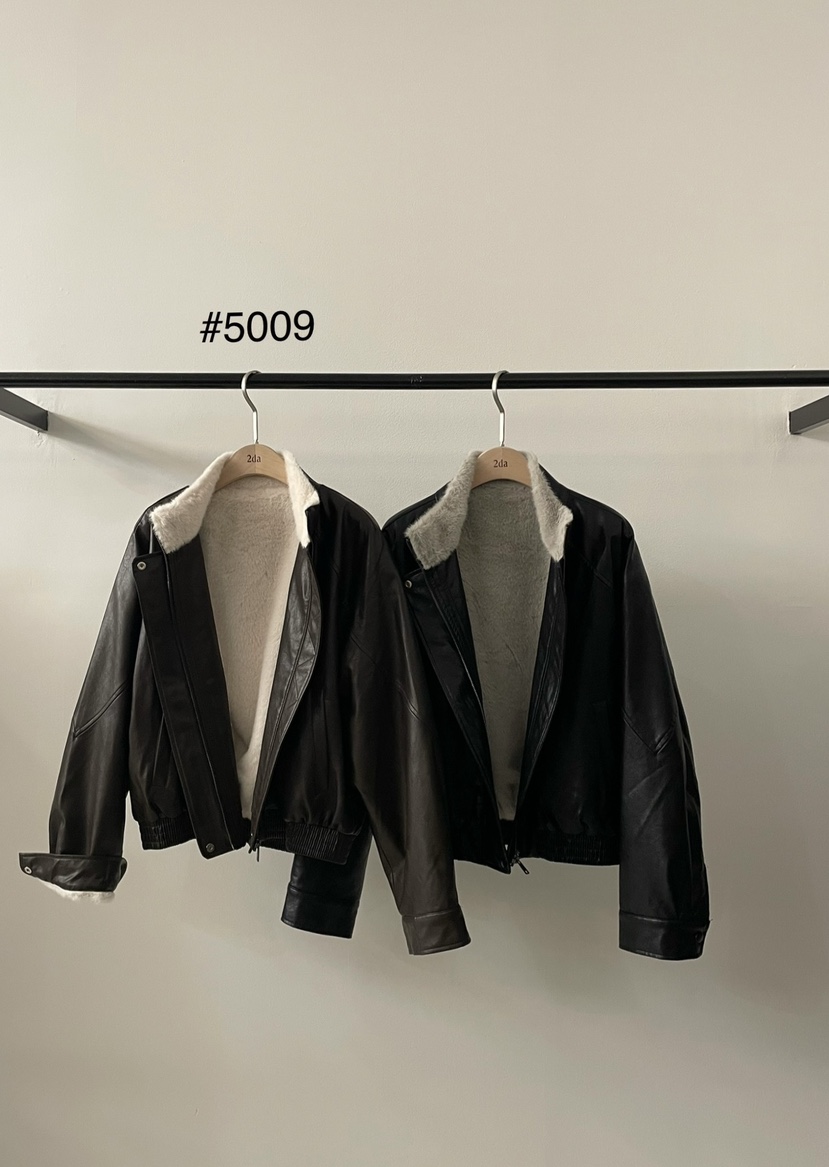 2DA/DARIMI-P東大門㊣實拍女士新品人氣時尚推薦25秋冬皮衣2DA/DARIMI-P皮衣