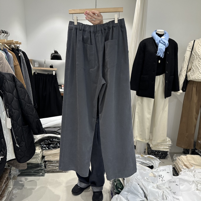 IRVINE東大門㊣代購女裝新款推薦休閑職業真品25秋冬休閑褲IRVINE休閑褲