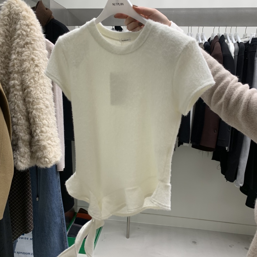 NUTPLAN韓國代購㊣女裝新品熱賣職業人氣推薦休閑時尚針織衫NUTPLAN針織衫圖色2