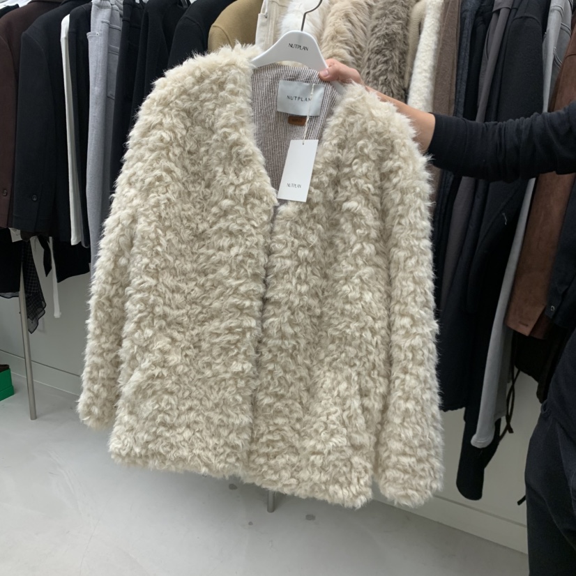 NUTPLAN東大門㊣直郵女士新品熱賣職業人氣時尚25秋冬短款大衣NUTPLAN短款大衣
