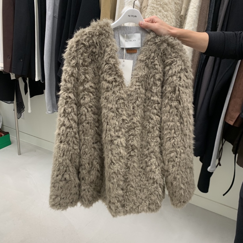 NUTPLAN東大門㊣直郵女士新品熱賣職業人氣時尚25秋冬短款大衣NUTPLAN短款大衣圖色2