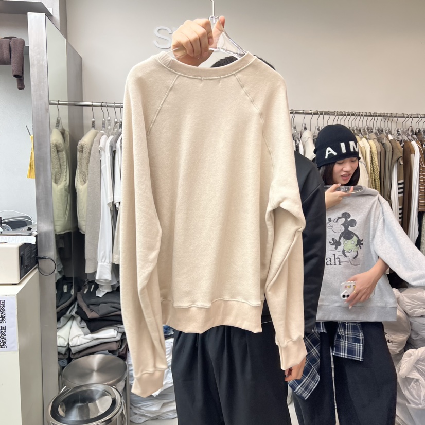 LEESEED-A韓國直郵㊣女裝新款熱賣推薦時尚休閑25秋冬衛衣拉絨SEeD/LEESEED衛衣