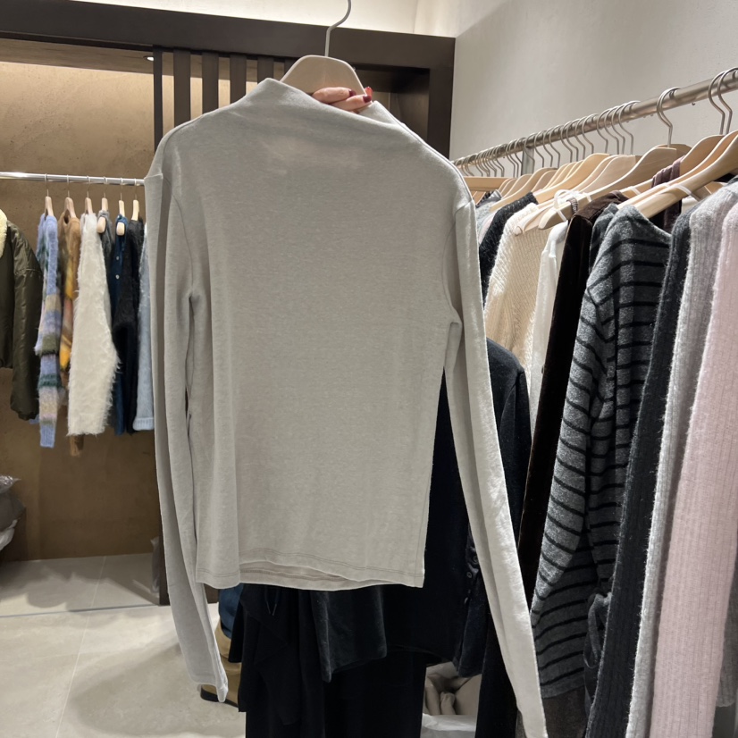 RAWROW東大門㊣直郵女士新品推薦職業時尚人氣休閑長袖T恤紐扣RAWROW長袖T恤