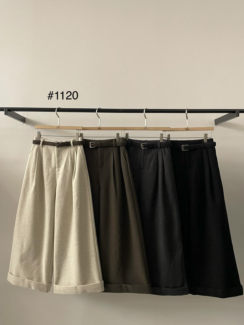 2DA/DARIMI-P東大門㊣實拍女裝新品時尚推薦休閑褲含腰帶2DA/DARIMI-P休閑褲