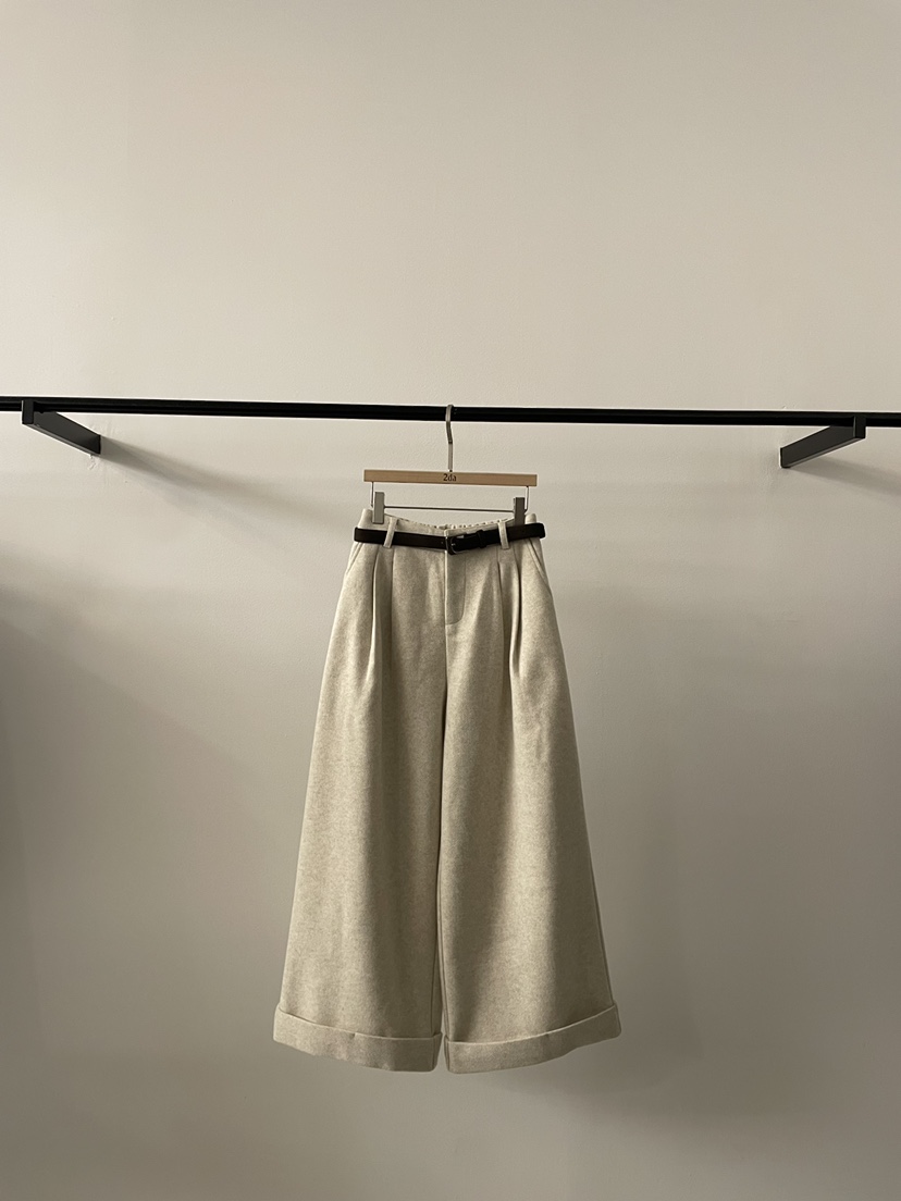 2DA/DARIMI-P東大門㊣實拍女裝新品時尚推薦休閑褲含腰帶2DA/DARIMI-P休閑褲