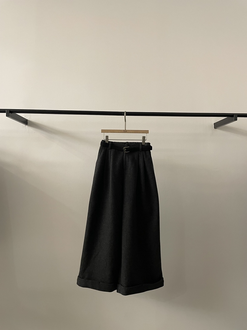 2DA/DARIMI-P東大門㊣實拍女裝新品時尚推薦休閑褲含腰帶2DA/DARIMI-P休閑褲圖色3墨色