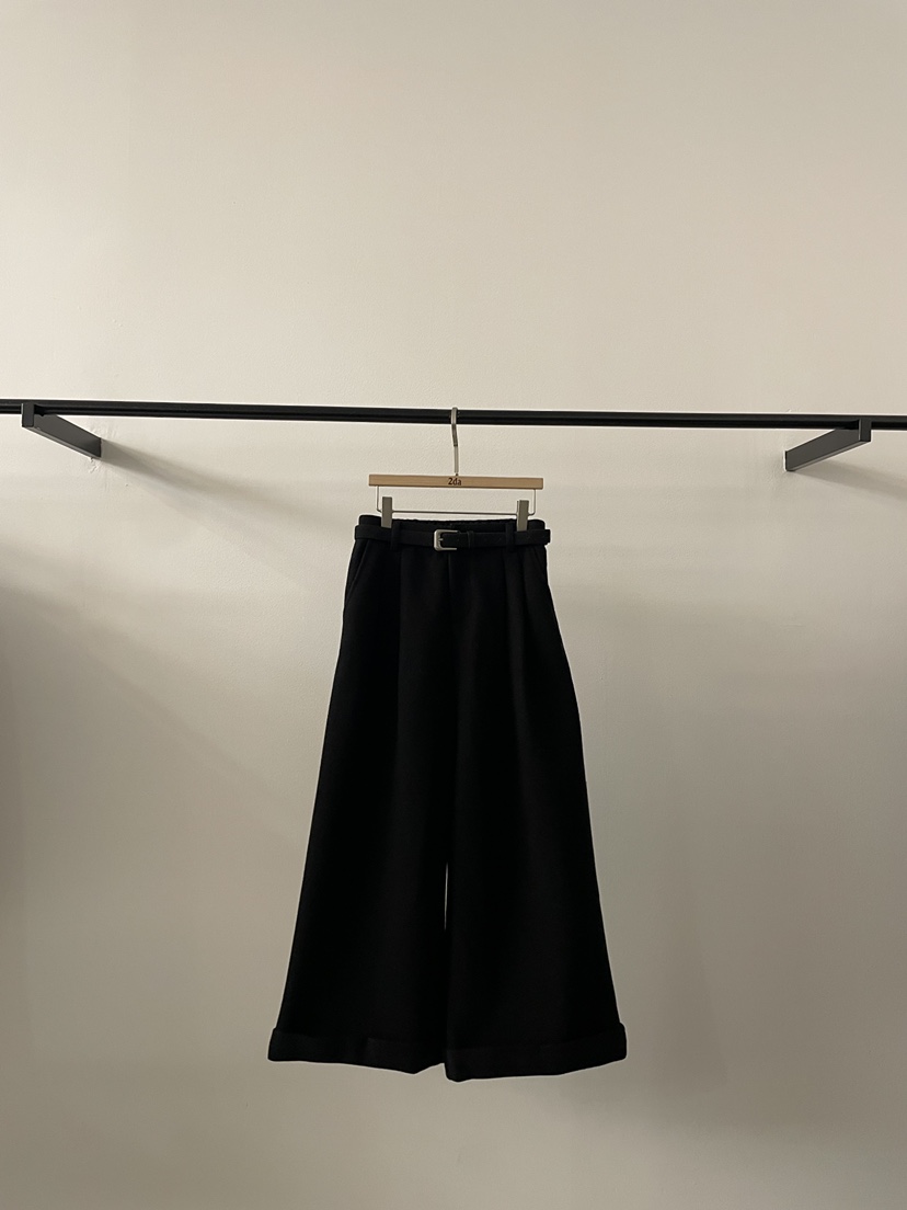 2DA/DARIMI-P東大門㊣實拍女裝新品時尚推薦休閑褲含腰帶2DA/DARIMI-P休閑褲圖色4黑色