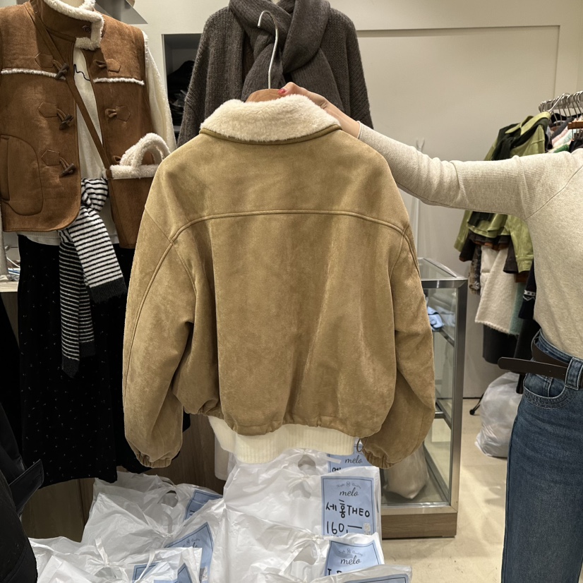 MELO東大門㊣代購女裝新款推薦休閑熱賣25秋冬職業人氣夾克MELO夾克