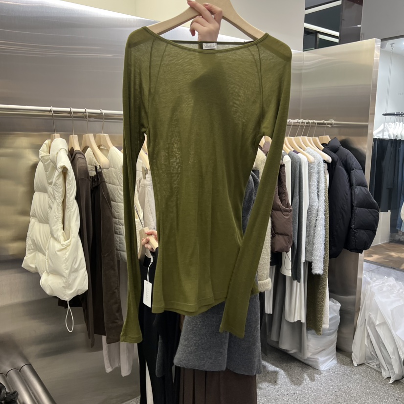 VELVET UNDERGROUND韓國直郵㊣女裝新款25秋冬人氣長袖T恤VELVET UNDERGROUND長袖T恤圖色3