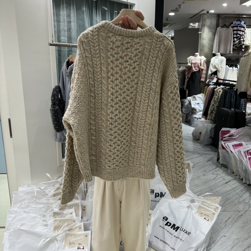 OURMOMENT東大門㊣直郵女士新款25秋冬熱賣時尚真品職業針織衫OURMOMENT針織衫