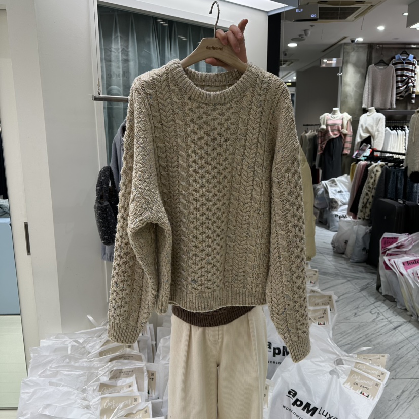 OURMOMENT東大門㊣直郵女士新款25秋冬熱賣時尚真品職業針織衫OURMOMENT針織衫圖色4