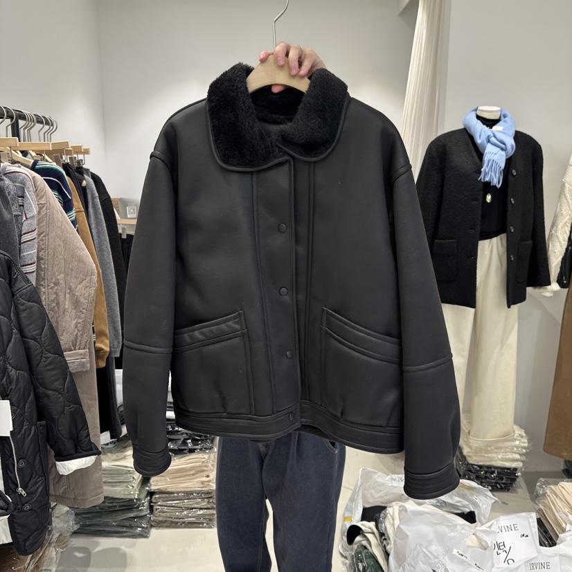 IRVINE東大門㊣代購女士新品推薦休閑職業25秋冬人氣真品夾克IRVINE夾克圖色2