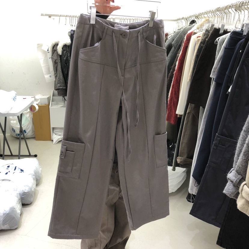 PADO東大門㊣直郵女士新款熱賣25秋冬時尚休閑職業休閑褲拉絨PADO休閑褲圖色2