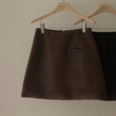 ANDYOUBROWN韓國直郵㊣女裝新款推薦真品短裙格紋半身裙羊毛ANDYOUBROWN短裙