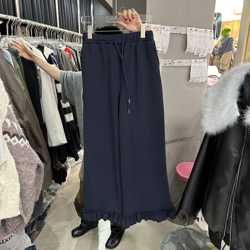 MOMAZU韓國直郵㊣女裝新品真品熱賣時尚25秋冬休閑人氣休閑褲MOMAZU休閑褲圖色2