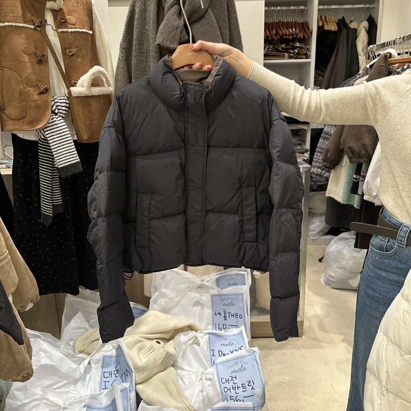 MELO東大門㊣代購女士新品真品人氣推薦時尚短款羽絨服填充MELO短款羽絨服圖色4