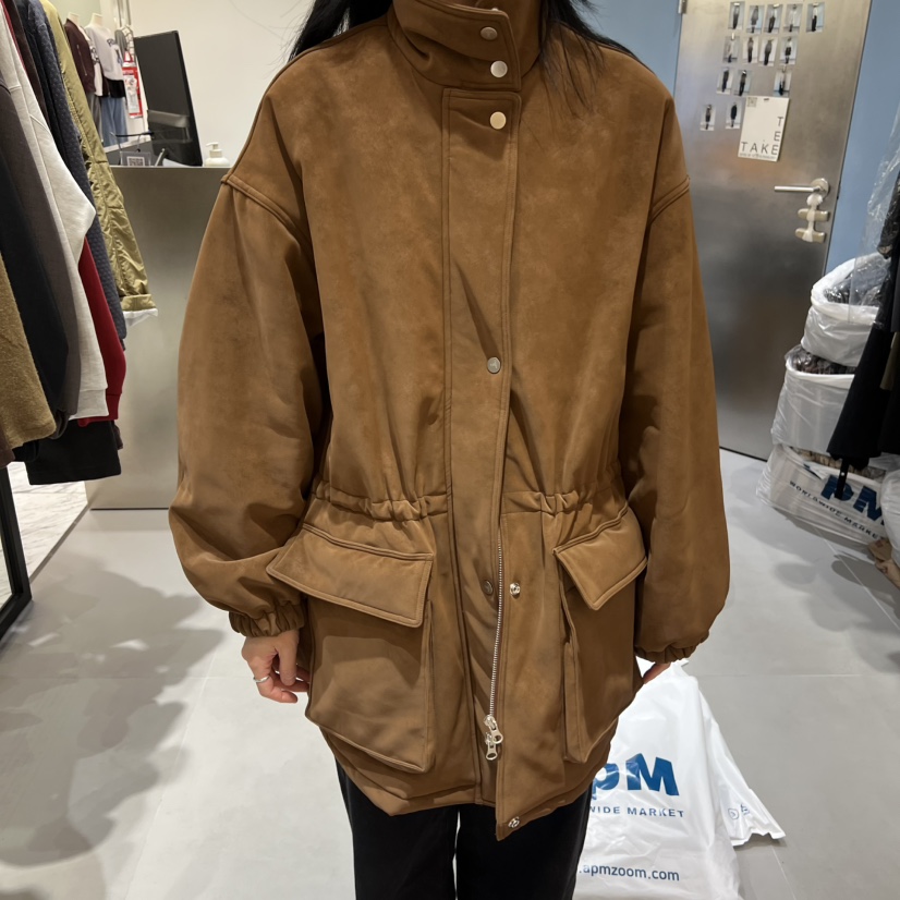 TAKE TEE東大門㊣代購女裝新品時尚25秋冬休閑職業夾克填充棉TAKE TEE夾克圖色2