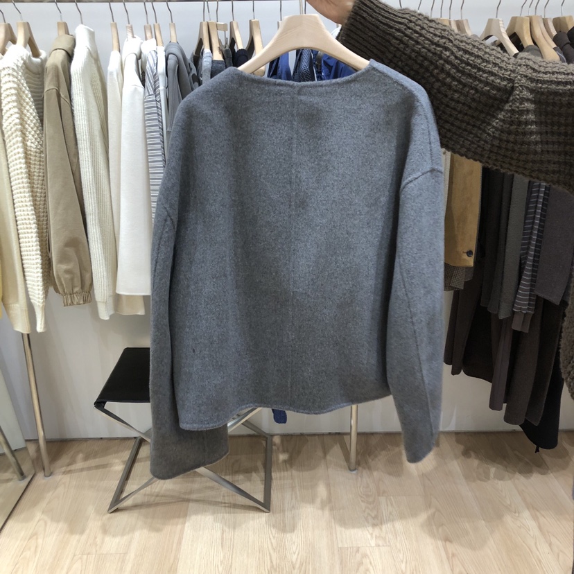 HAUS-A東大門㊣直郵女士新品人氣時尚25秋冬熱賣休閑夾克V領HAUS-A夾克