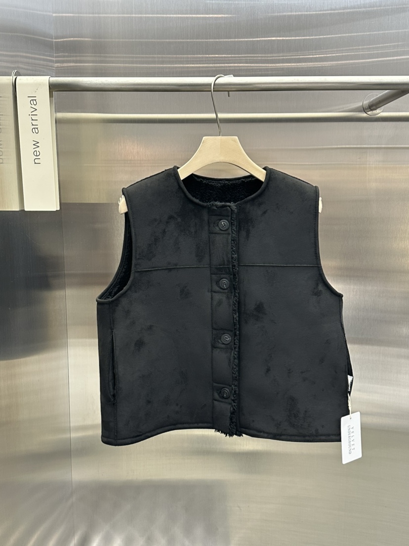 VELVET UNDERGROUND韓國代購㊣女士新款人氣推薦馬甲里外穿VELVET UNDERGROUND馬甲