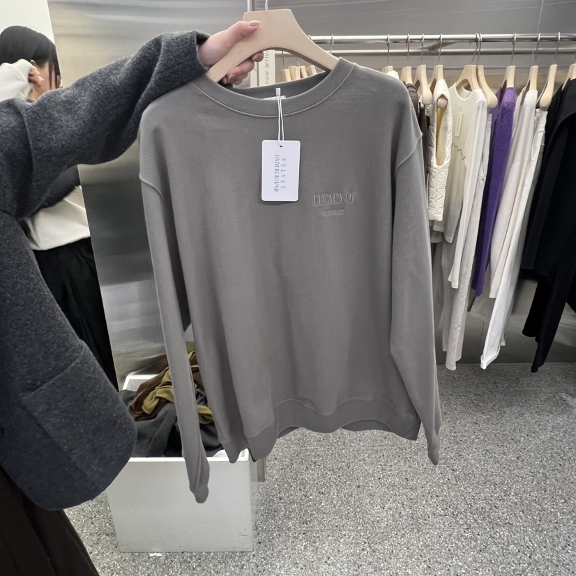 VELVET UNDERGROUND東大門㊣直郵女裝新款熱賣推薦衛衣刺繡VELVET UNDERGROUND衛衣圖色2