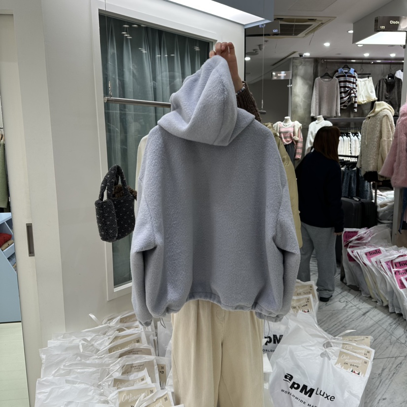 OURMOMENT韓國直郵㊣女士新款推薦休閑25秋冬熱賣時尚真品夾克OURMOMENT夾克