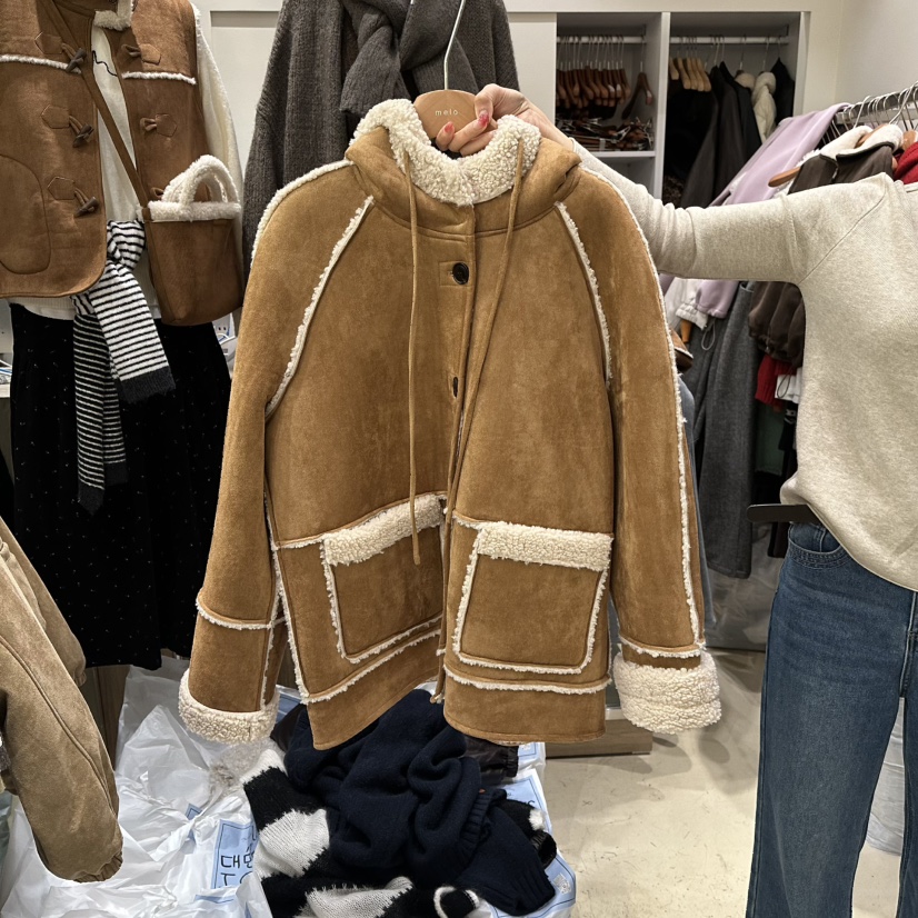 MELO東大門㊣代購女裝新款熱賣真品人氣職業推薦時尚夾克長款MELO夾克圖色2