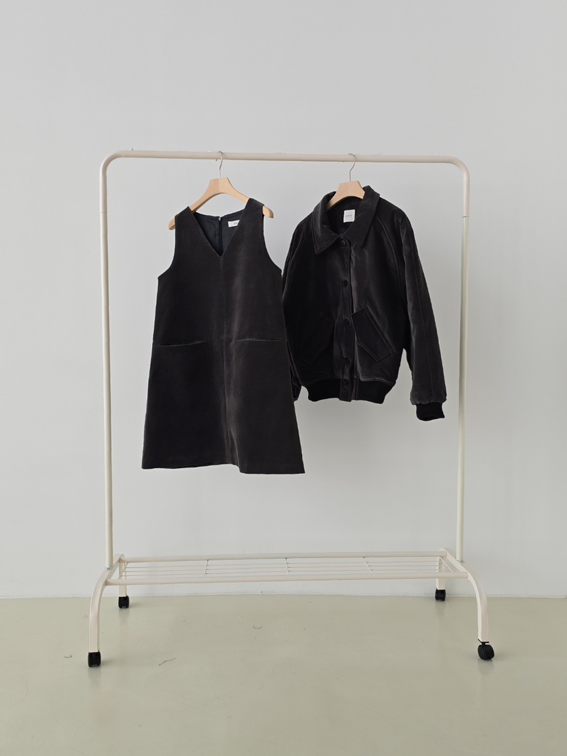 J SHOP韓國代購㊣女士新款休閑人氣職業25秋冬熱賣夾克羅紋J_SHOP夾克