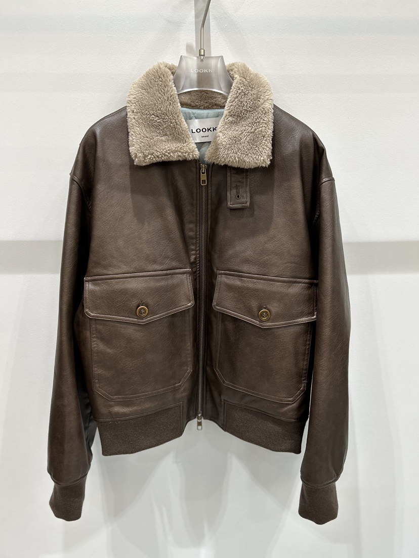 LOOKK韓國直郵㊣女裝新品真品人氣推薦休閑時尚職業夾克皮革LOOKK夾克