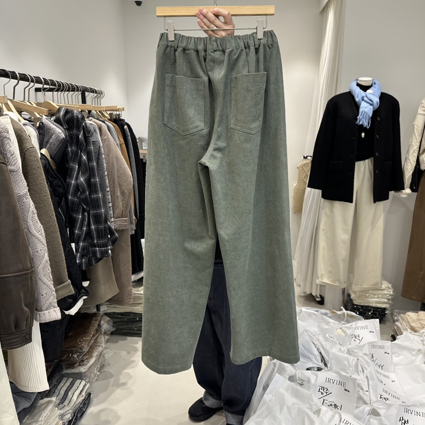 IRVINE東大門㊣實拍女裝新款時尚真品熱賣25秋冬休閑休閑褲IRVINE休閑褲