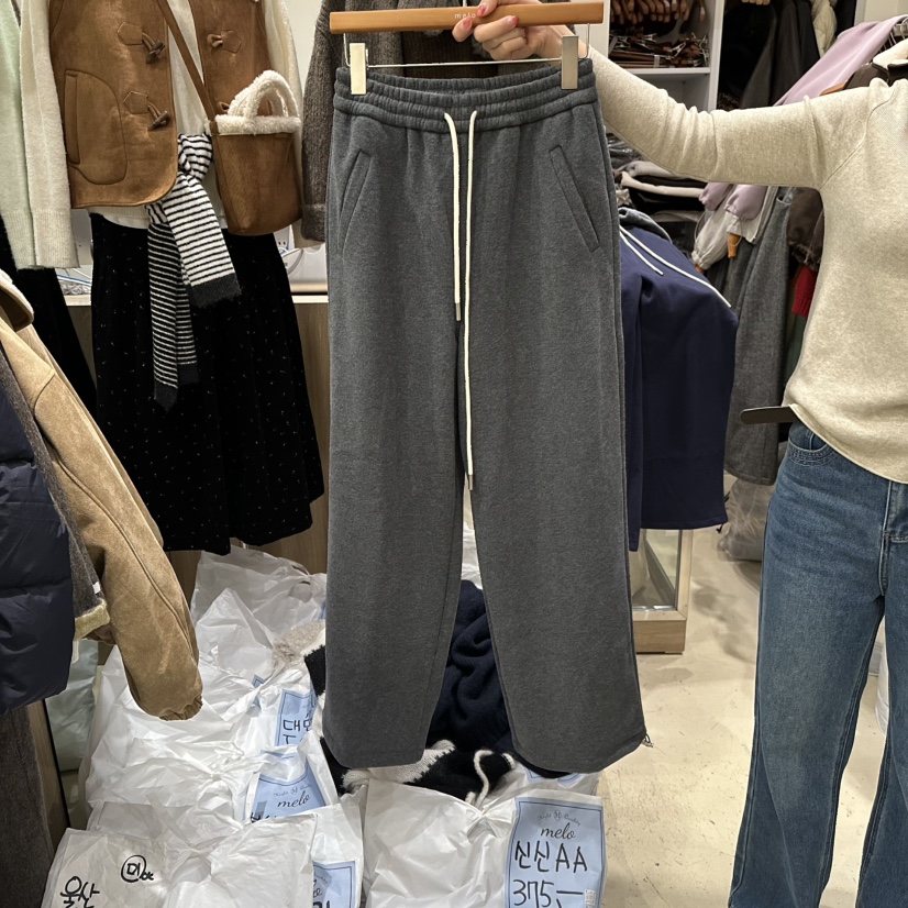 MELO東大門㊣直郵女裝新品人氣真品休閑職業時尚休閑褲加絨MELO休閑褲圖色5