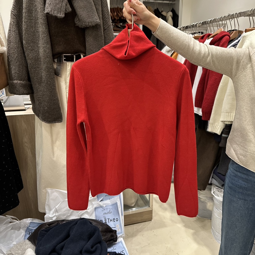 MELO東大門㊣實拍女裝新款真品推薦職業25秋冬時尚熱賣長袖T恤MELO長袖T恤圖色6