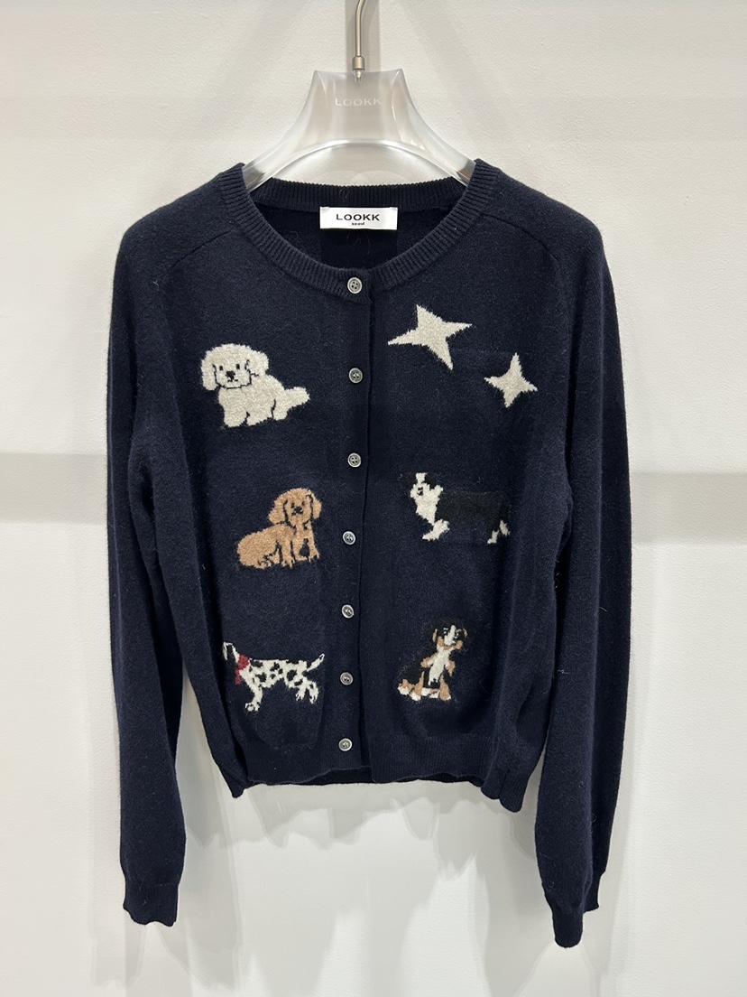 LOOKK東大門㊣實拍女士新品職業時尚人氣25秋冬推薦真品針織衫LOOKK針織衫圖色3