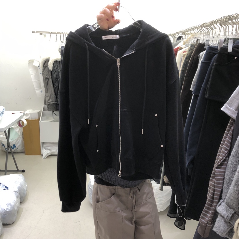 PADO東大門㊣代購女裝新款熱賣25秋冬休閑真品夾克連帽衫拉鏈PADO夾克